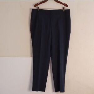 Jones NY Women's Dark Navy Strip Pants